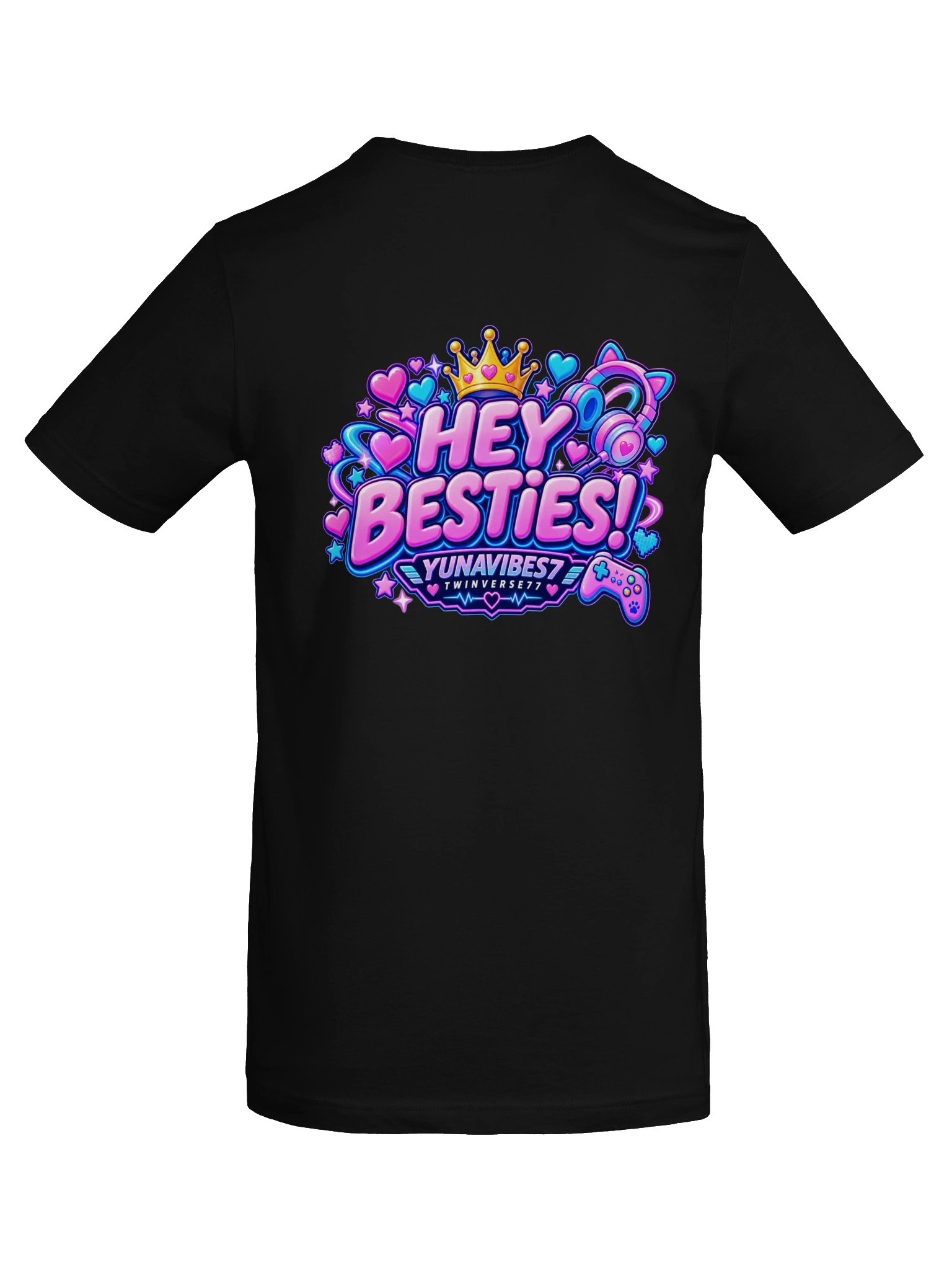 Hey Besties! YunaVibes7 T-Shirt – Cute Best Friends Graphic Tee product image (6)