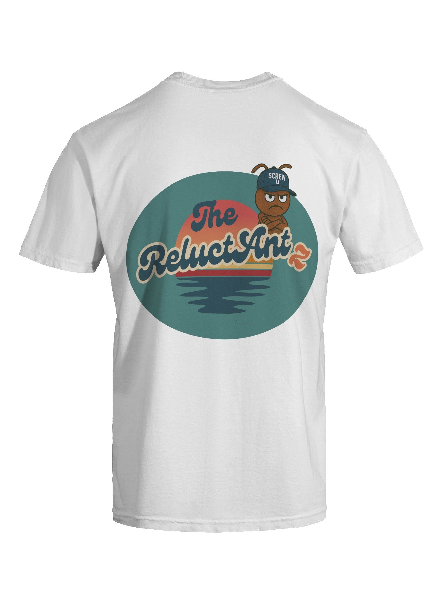 Screw U T-Shirt by The ReluctAntz – White product image (9)