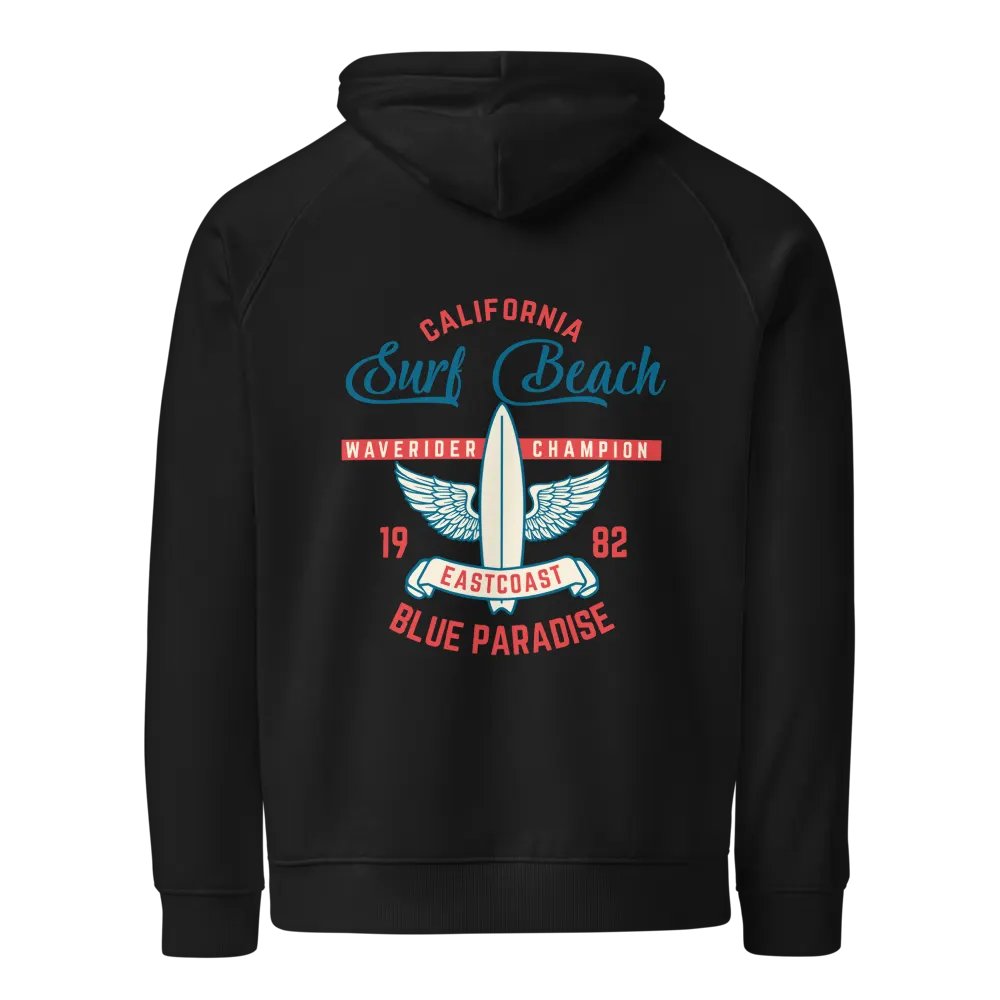 California Surf Beach Eco Raglan Hoodie product image (1)