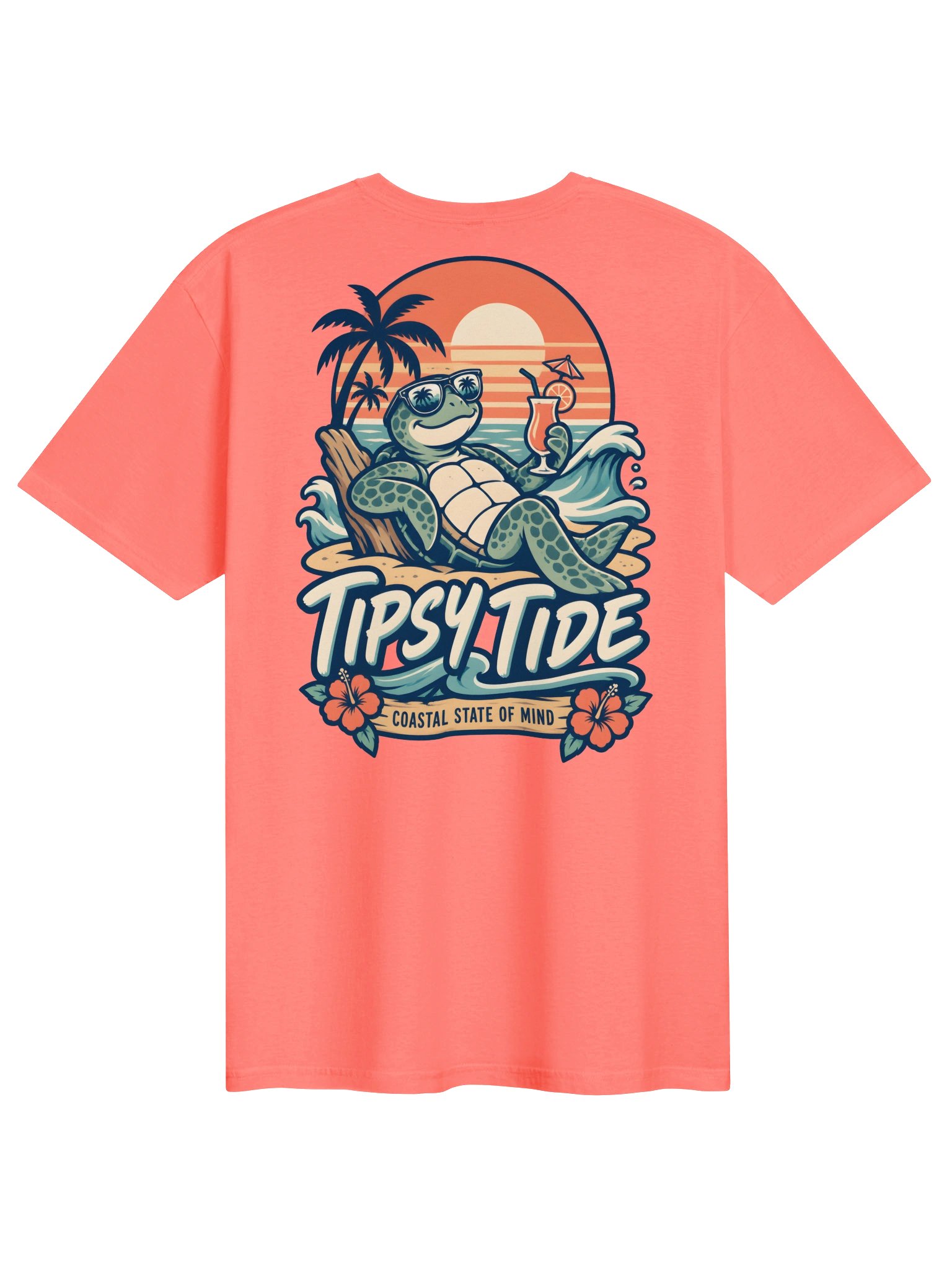 Tipsy Tide Coastal Laid Back Turtle Tee product image (1)