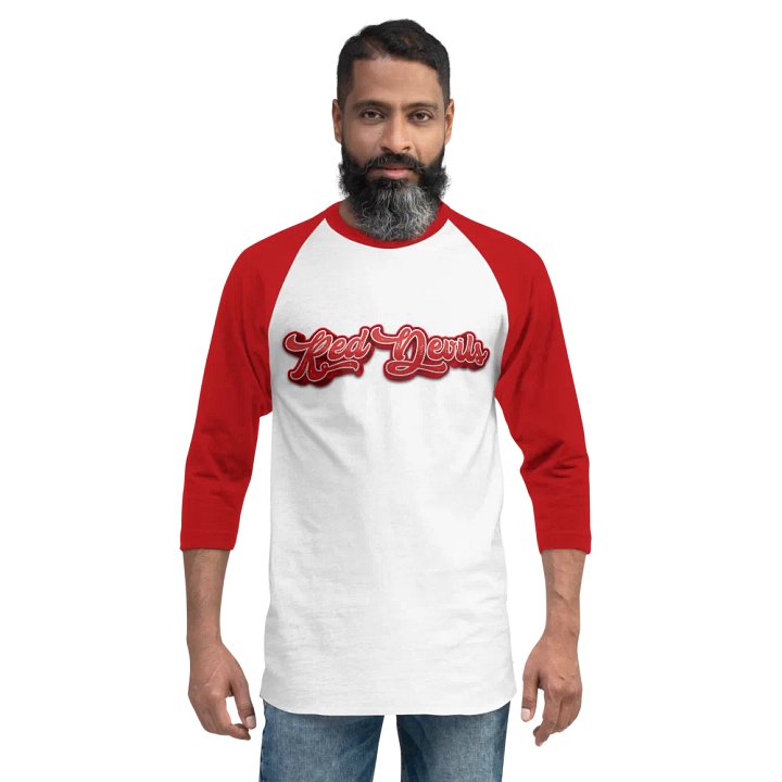 Red Devils Varsity Raglan product image (2)