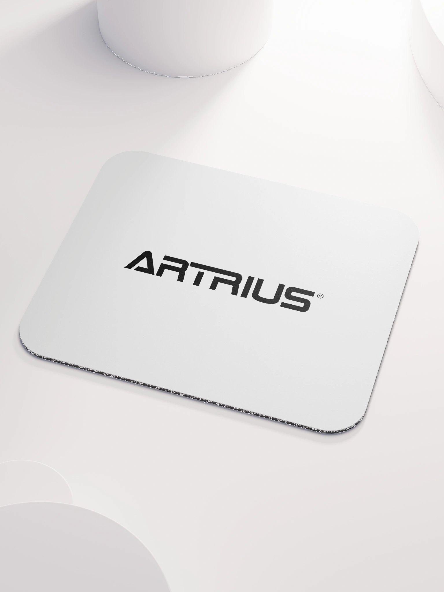 ARTRIUS Logo Mouse Pad – White product image (3)