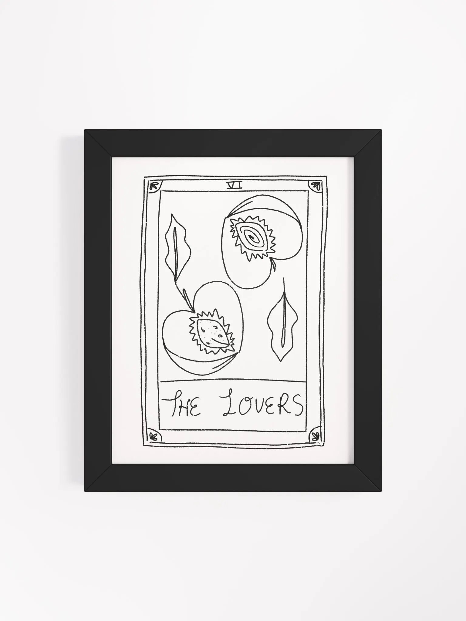 The Peach Lovers Framed Art Print product image (4)