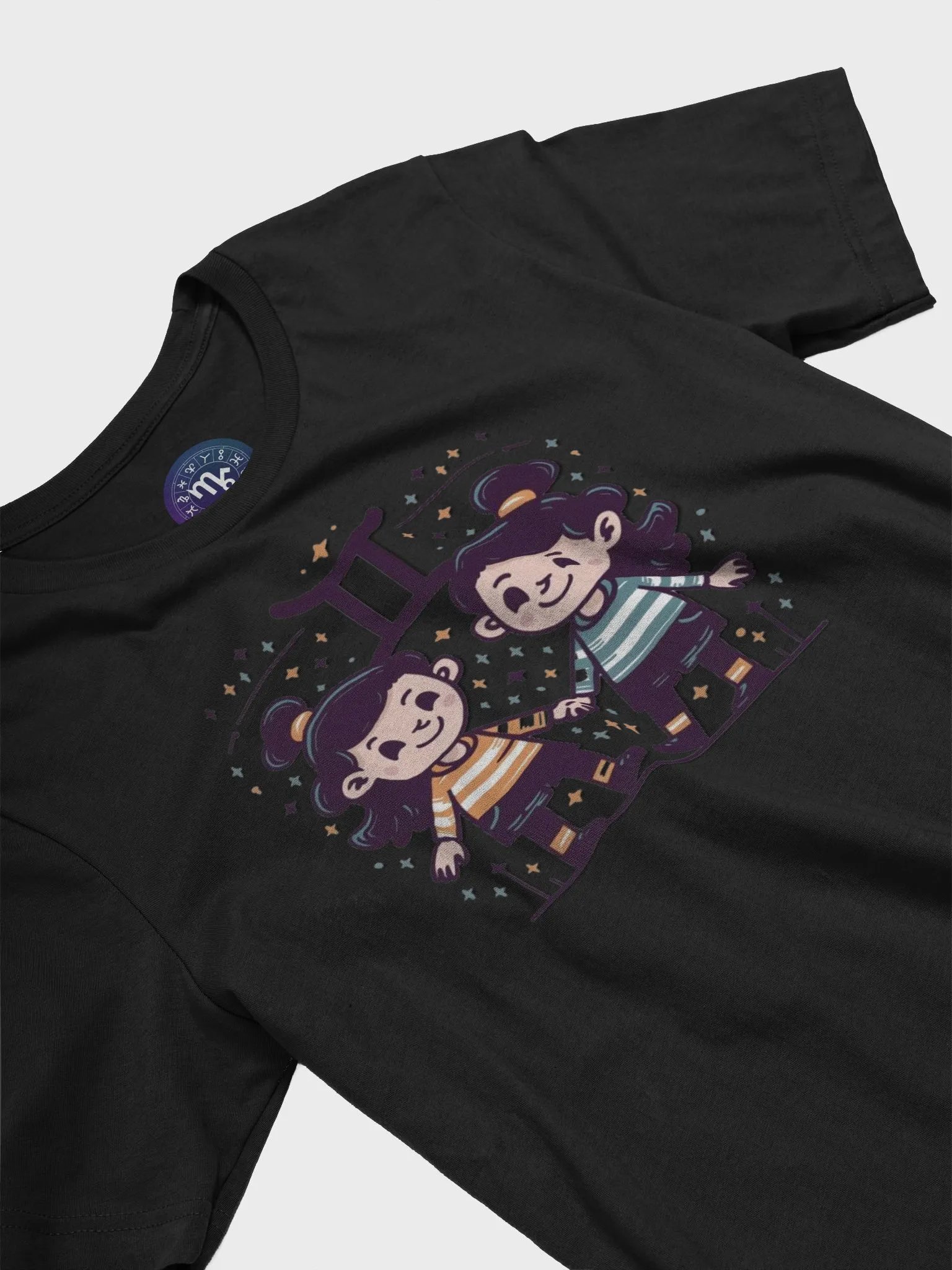 Gemini Zodiac Unisex T-Shirt - Playful Twins Design, Astrology Gift product image (5)