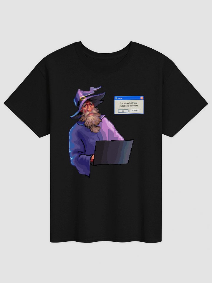 The Wizard will install your software T-shirt product image (89)