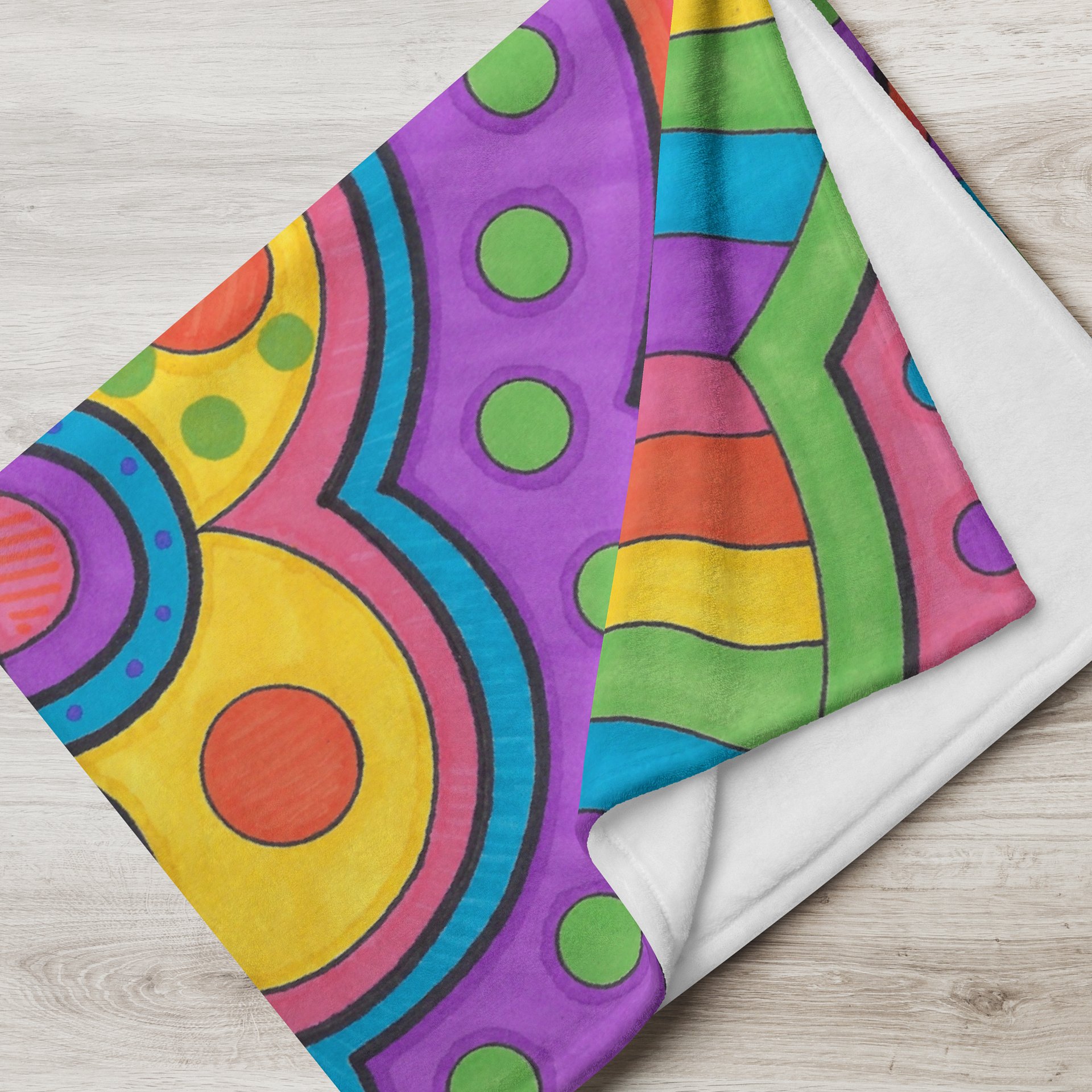 Rainbow Mandala Blanket product image (4)