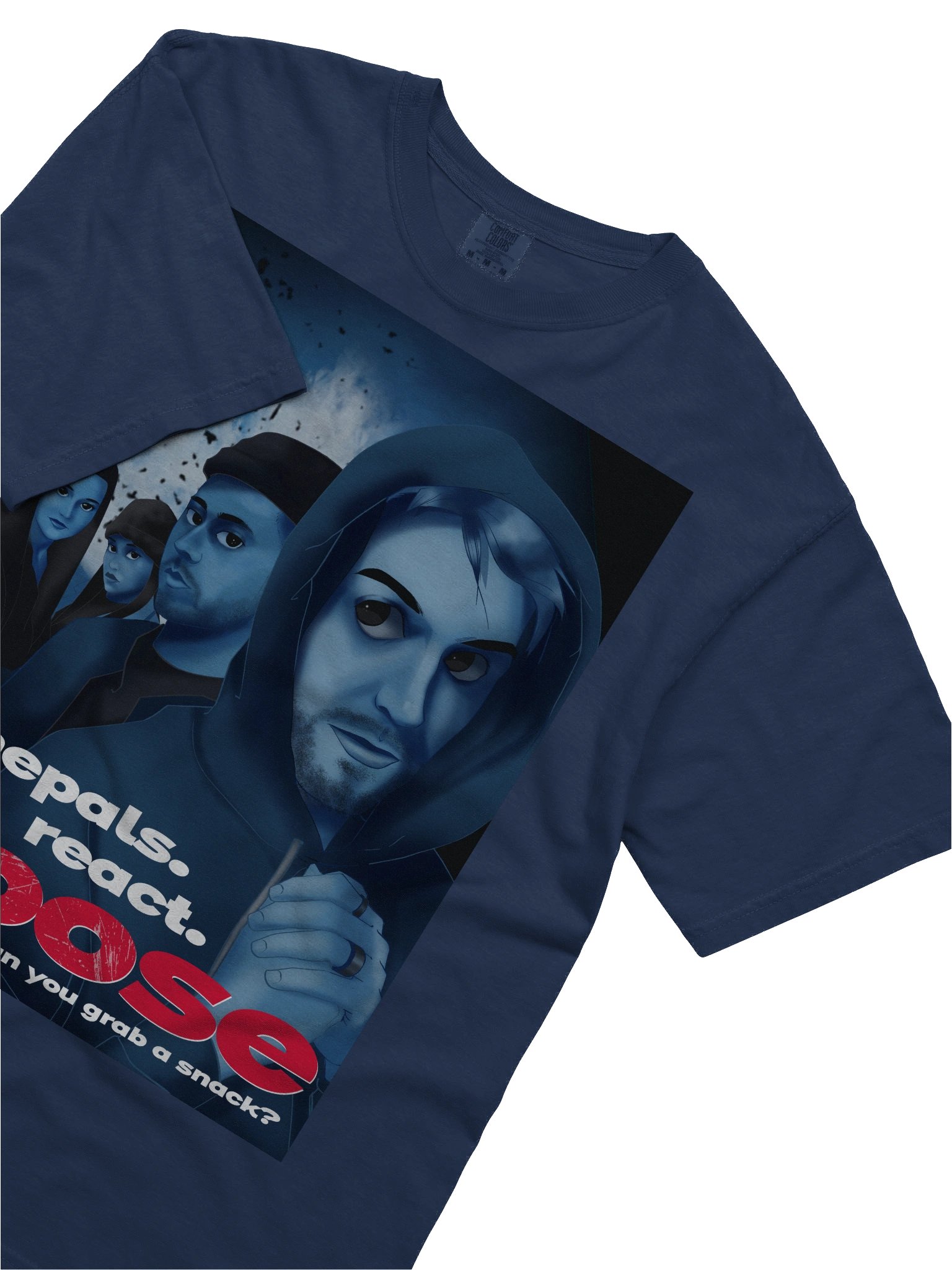 CinePals: "BOOSE" Edition Tee in Navy Blue product image (5)