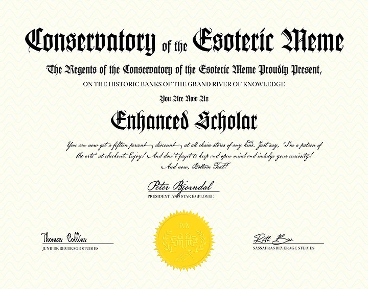 Enhanced Scholar Certificate (Digital) product image (1)