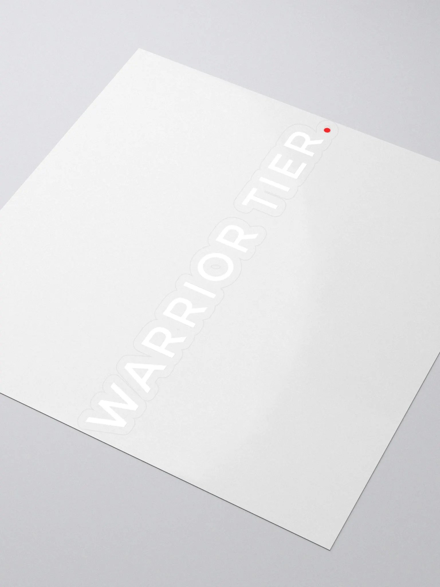 Warrior Tier Classic Sticker product image (3)