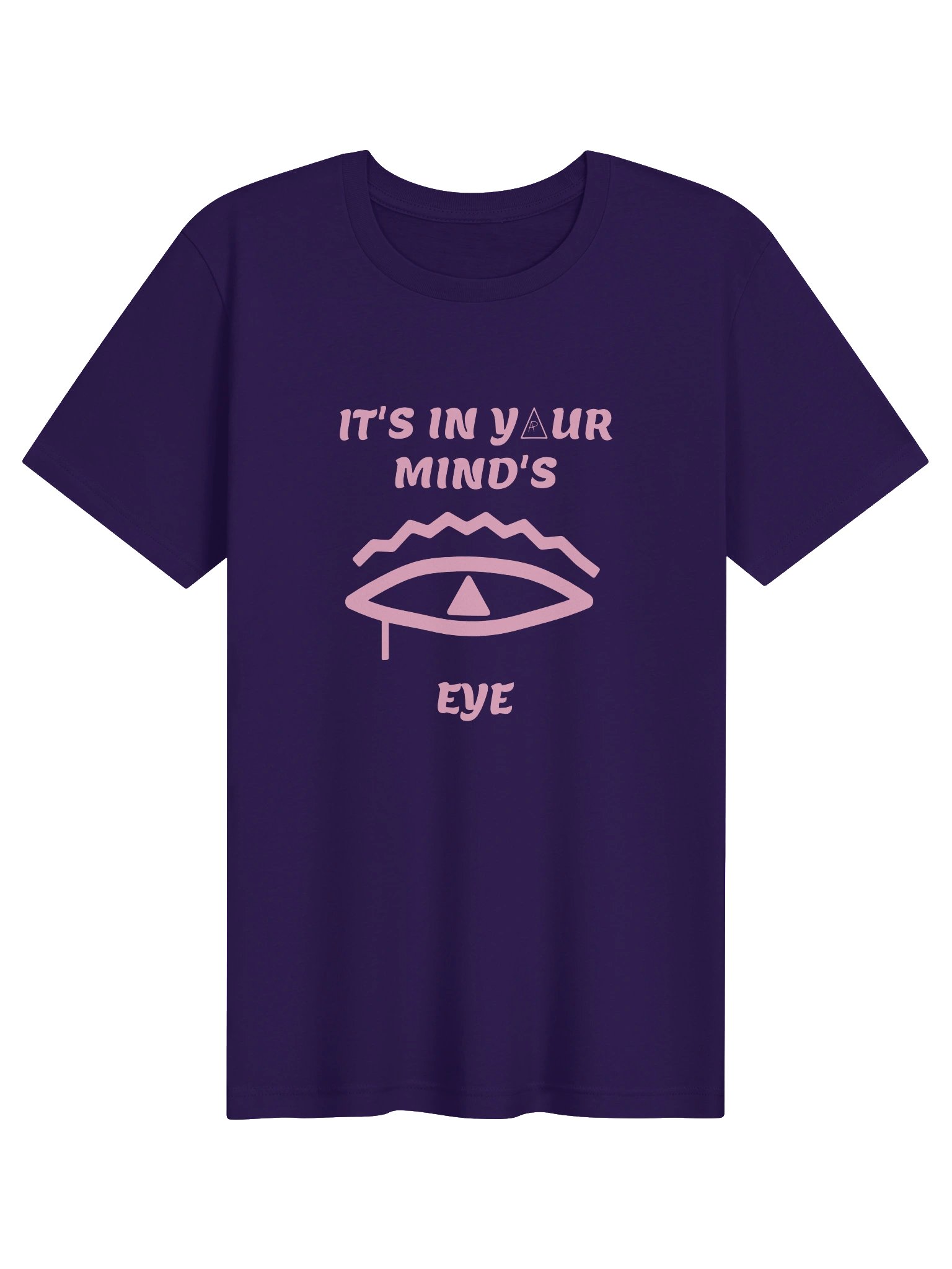 IT'S IN YOUR MIND'S EYE Tee — Purple product image (1)