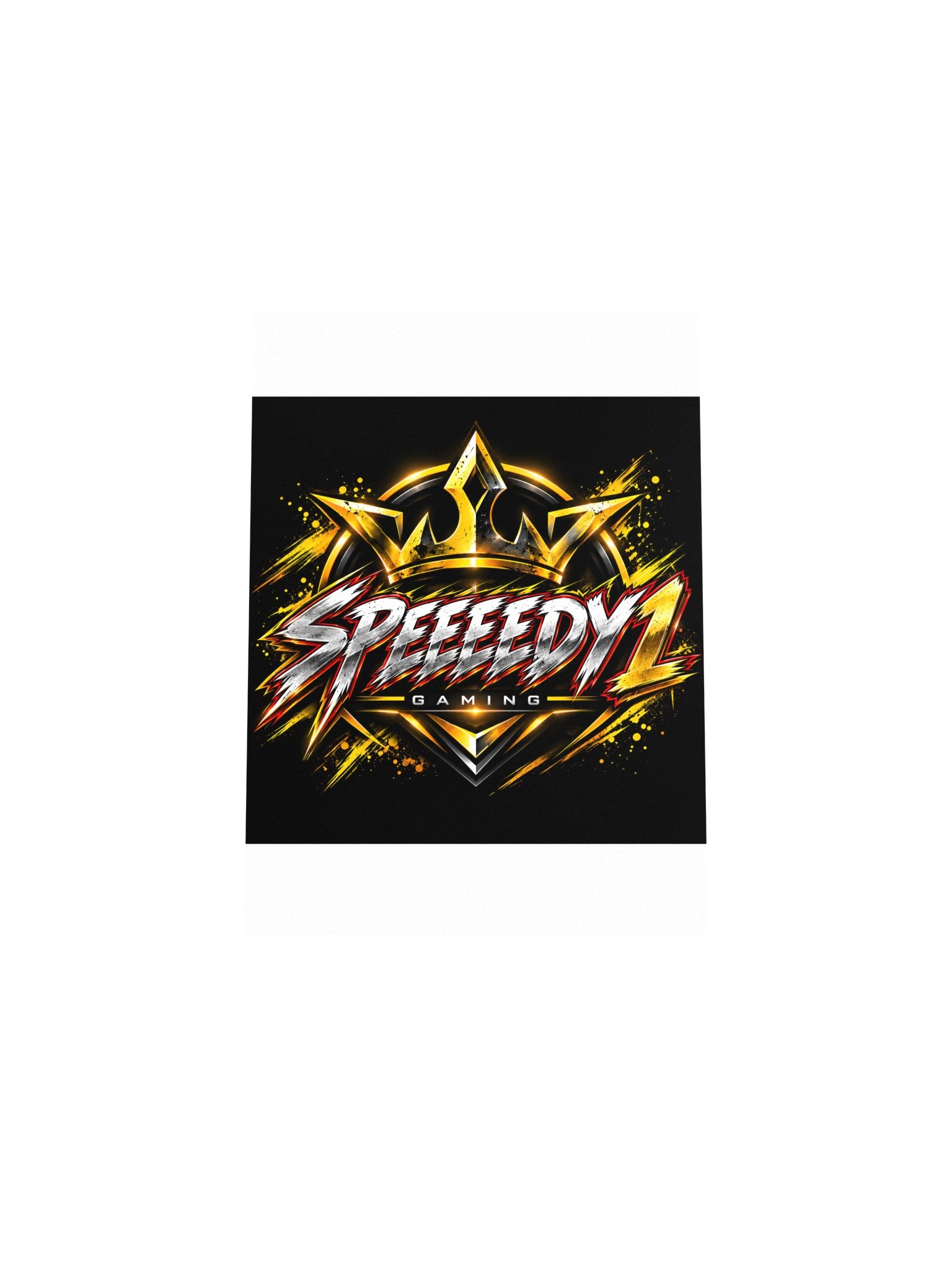 Speedy Gaming Crown Logo Poster product image (11)