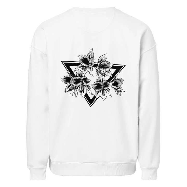 XITTEN Hippeastrum Papilio Sweatshirt White Edition product image (1)