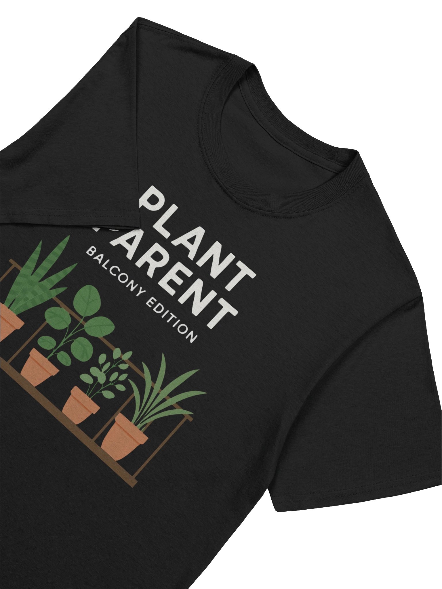 Plant Parent Balcony Edition T-Shirt – Minimal Urban Gardening Tee product image (5)