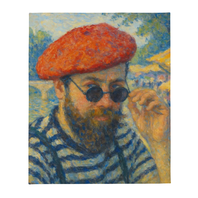 The Frenchman - BLANKET (Multiple Sizes) product image (1)