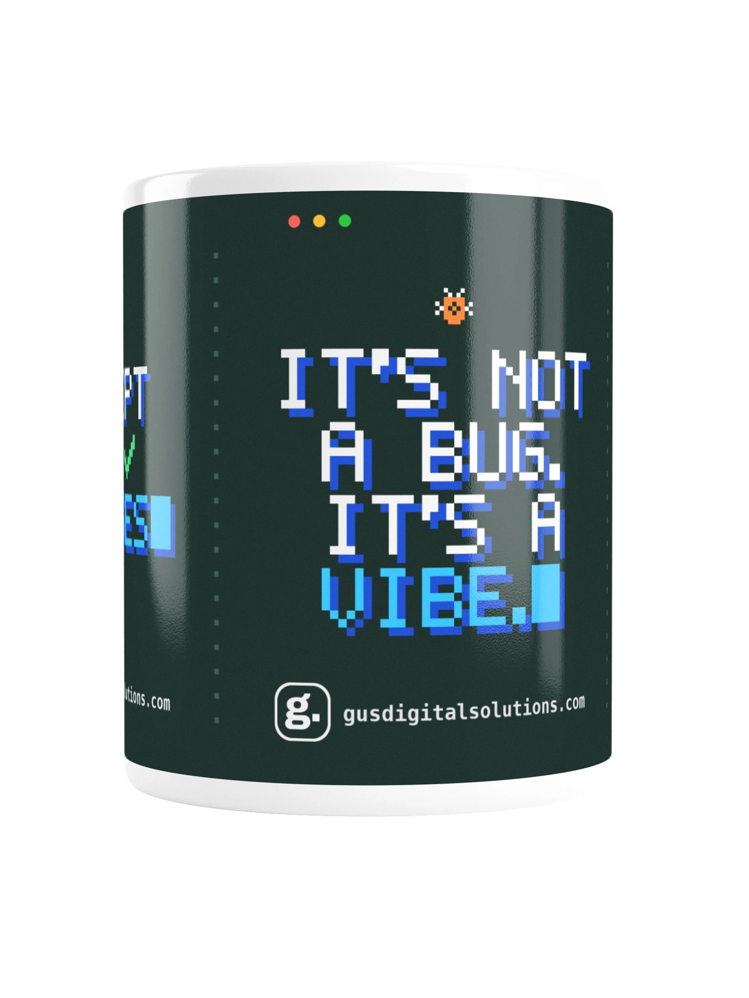 It's Not a Bug, It's a Vibe Mug: Funny Developer Coffee Mug product image (3)