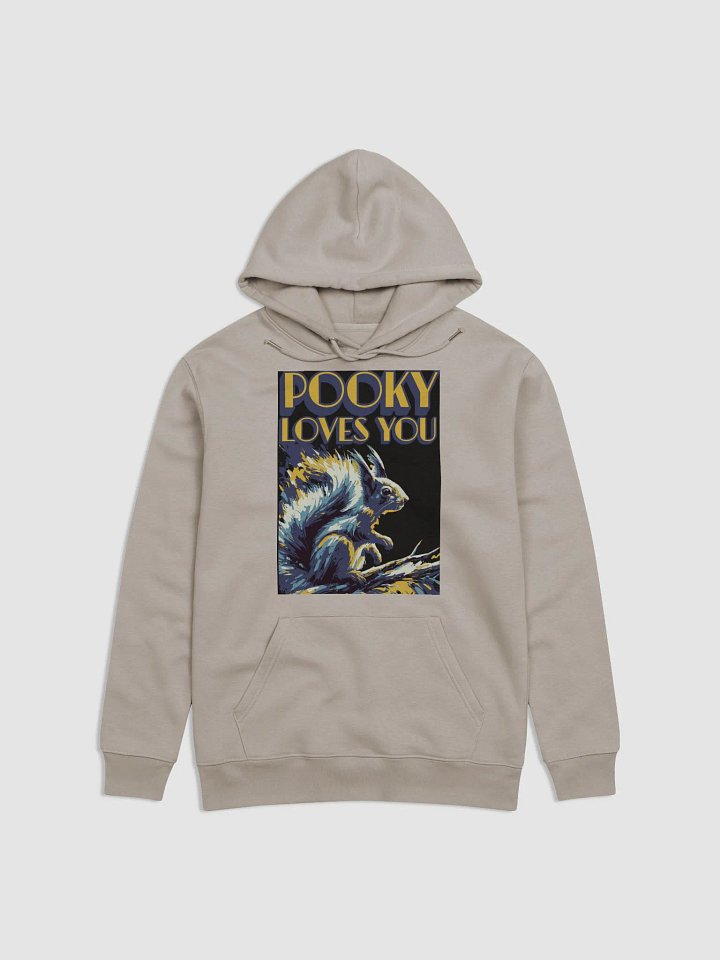Pooky's Stylized Squirrel Eco Hoodie product image (1)
