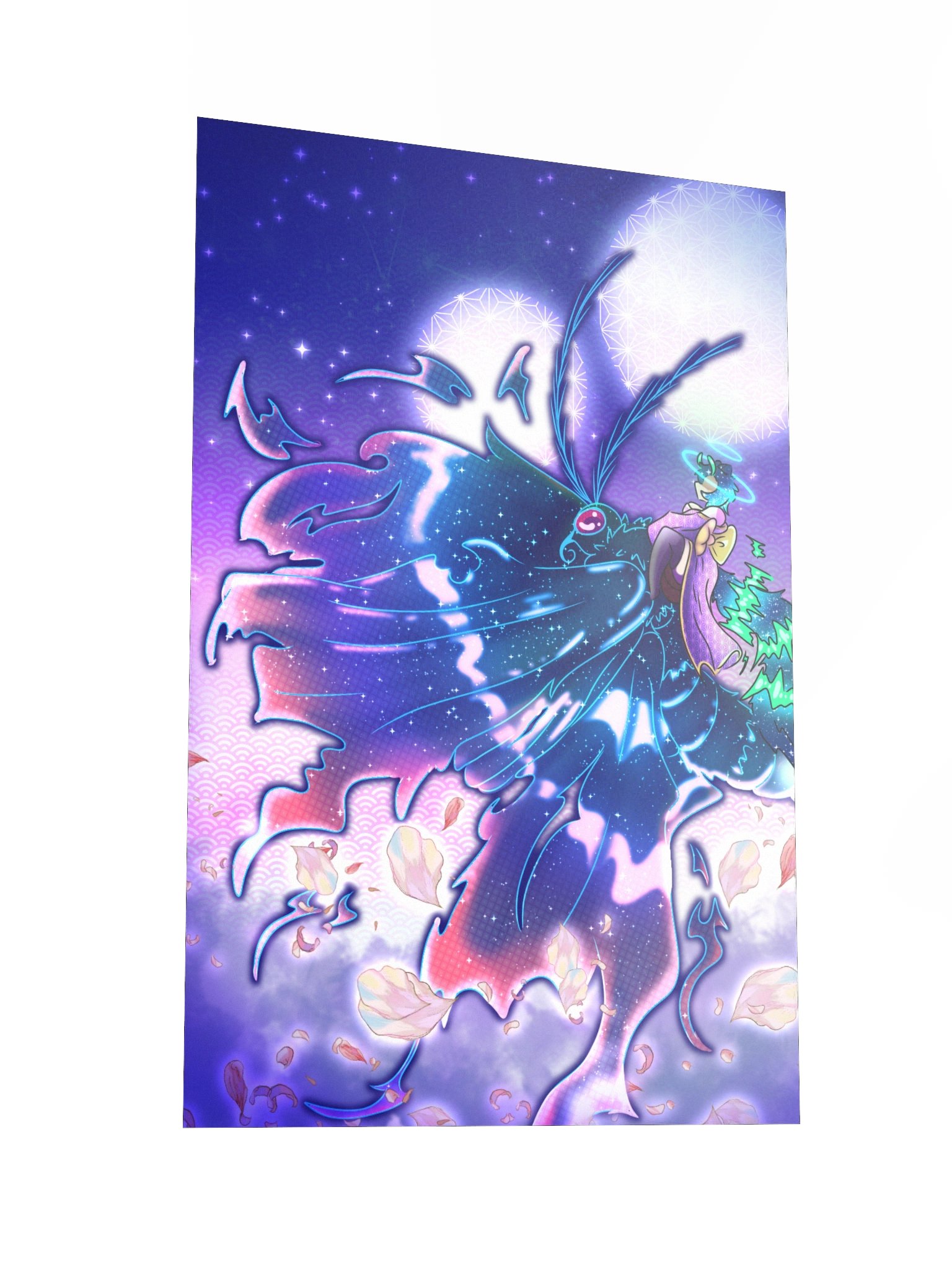 Moonlit messenger poster 12x18 product image (2)