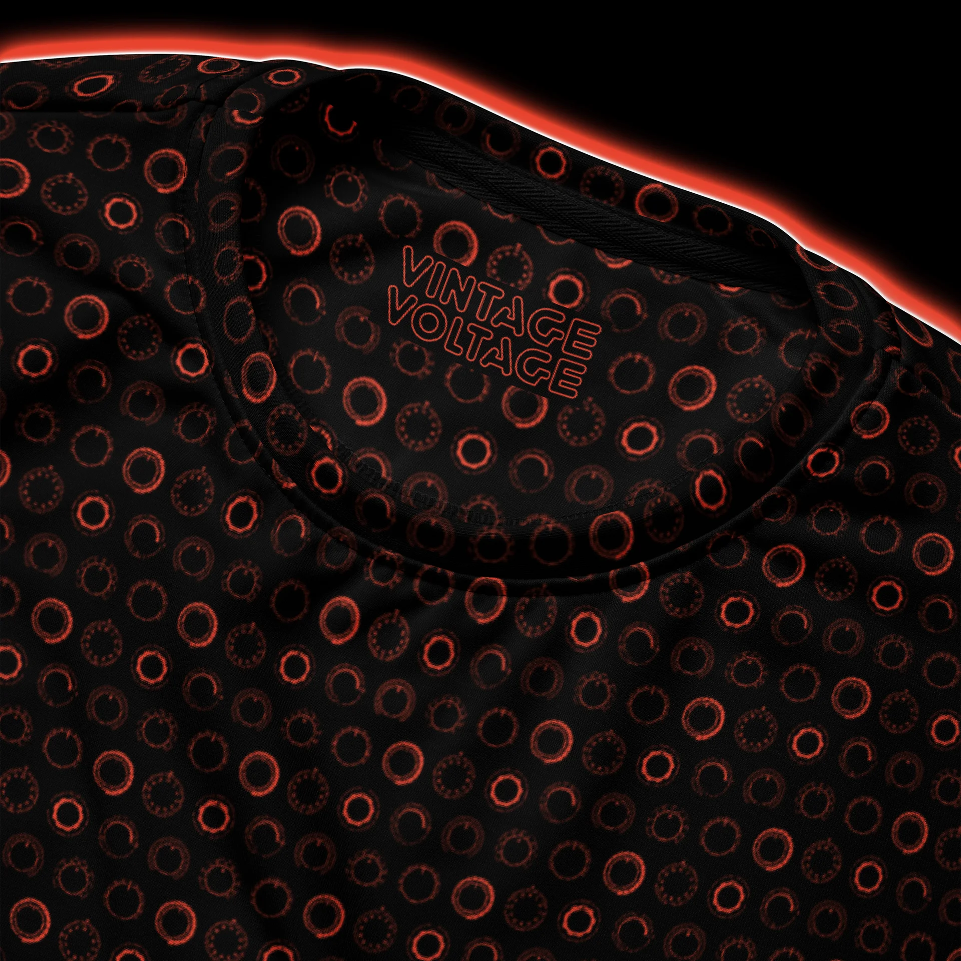 Synthesis Controls Sweatshirt - (7 Modular Synth Dials) CADMIUM product image (2)