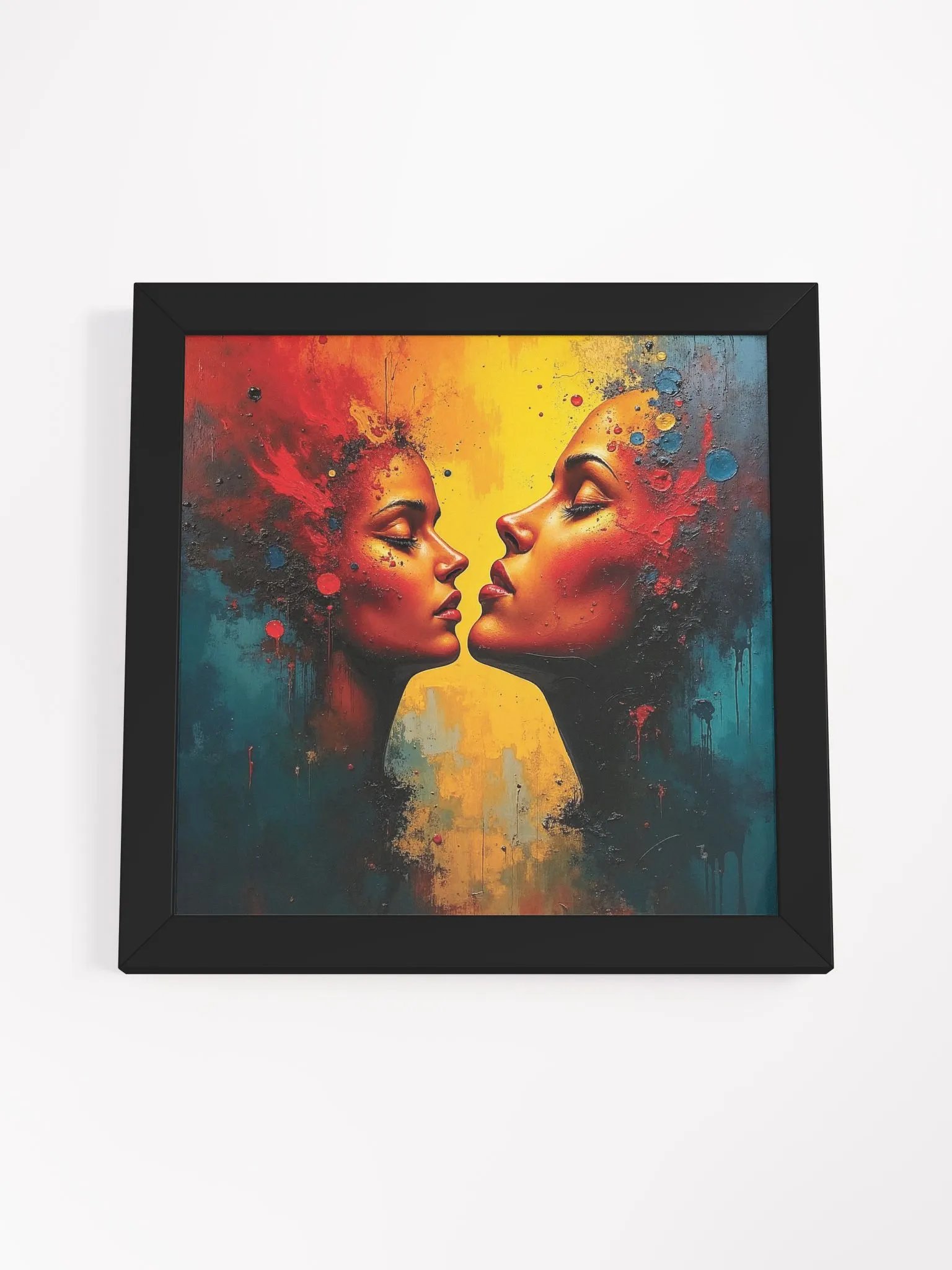 Fiery Encounter Framed Print product image (35)