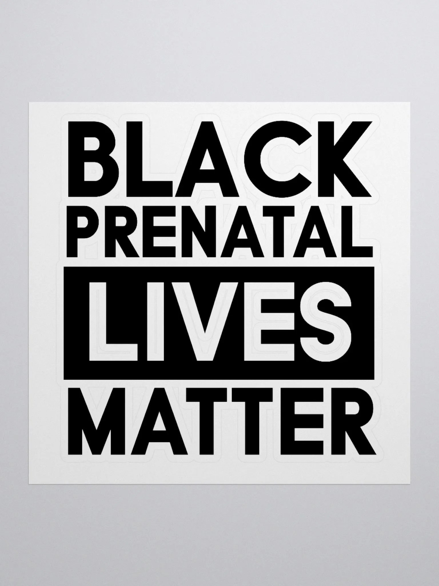 PLM Sticker (Black) product image (1)
