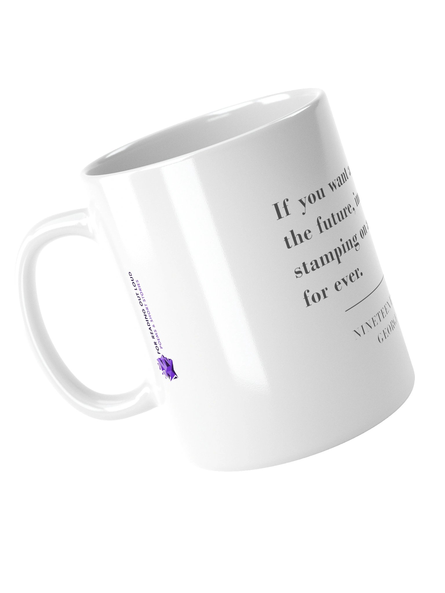 Nineteen Eighty-Four 'If you want a picture of the future' mug product image (14)