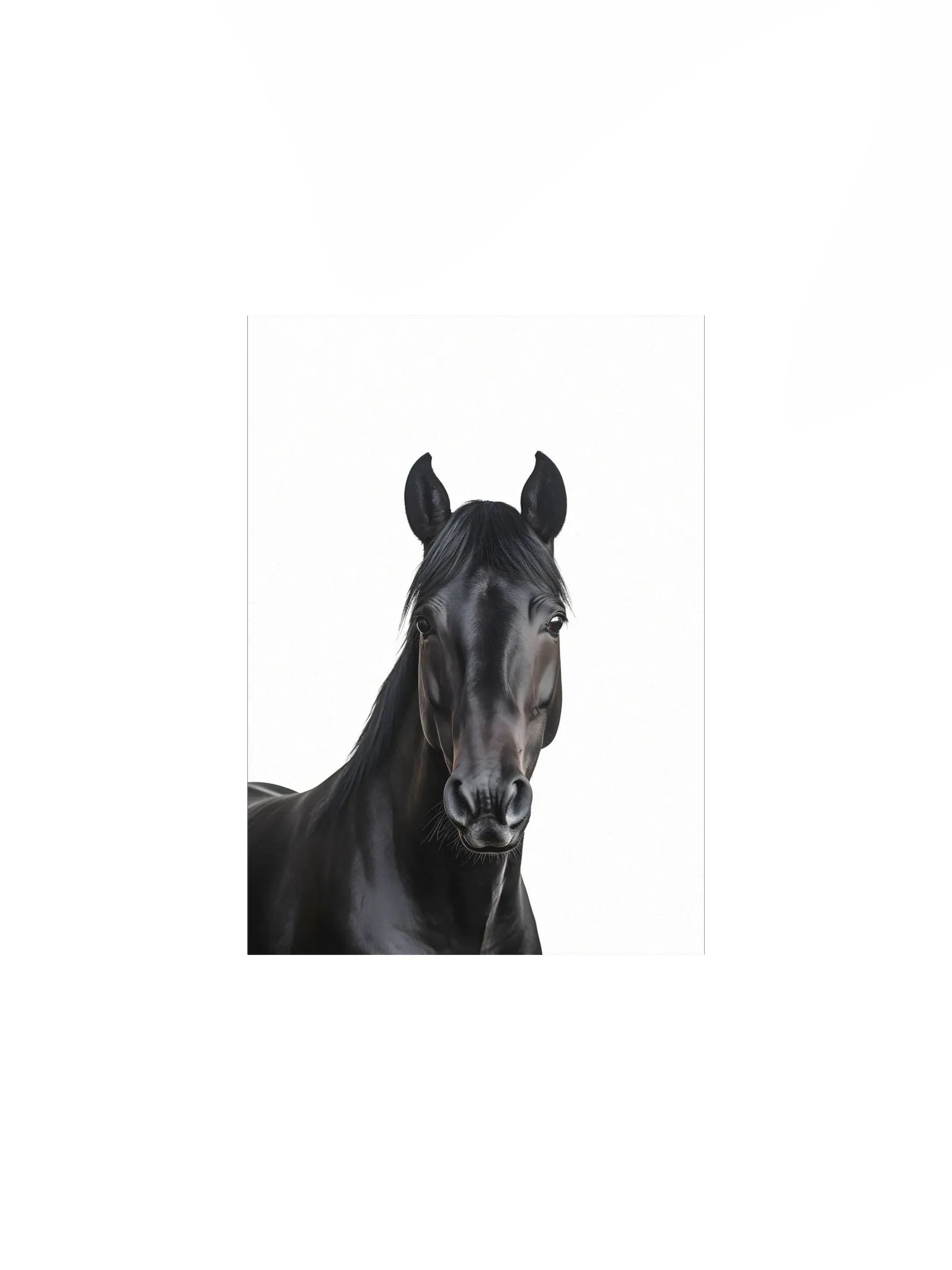 Farm Animal Black Horse Wall Art product image (2)
