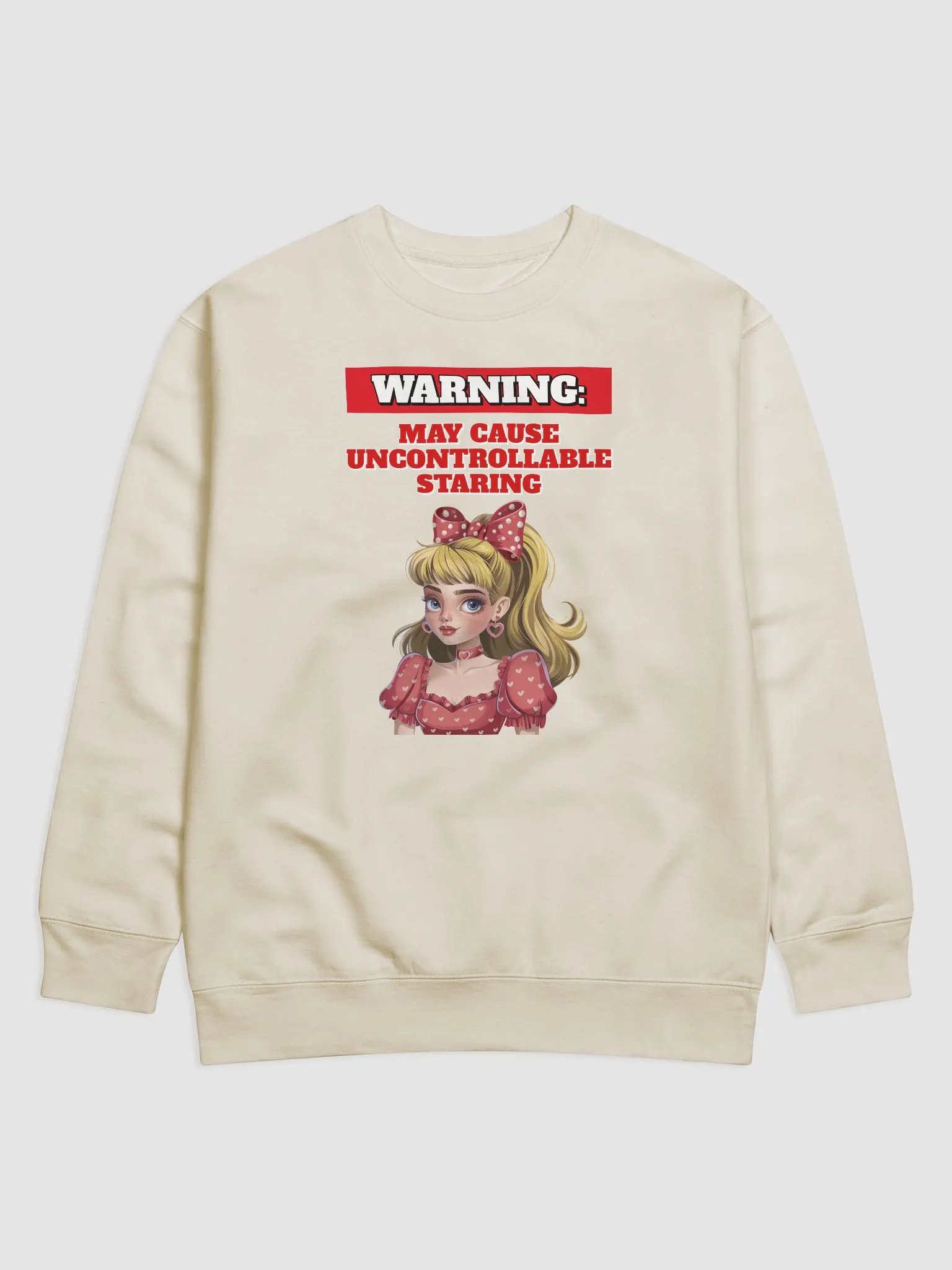 Warning: May Cause Uncontrollable Staring - Funny Sweatshirt product image (3)