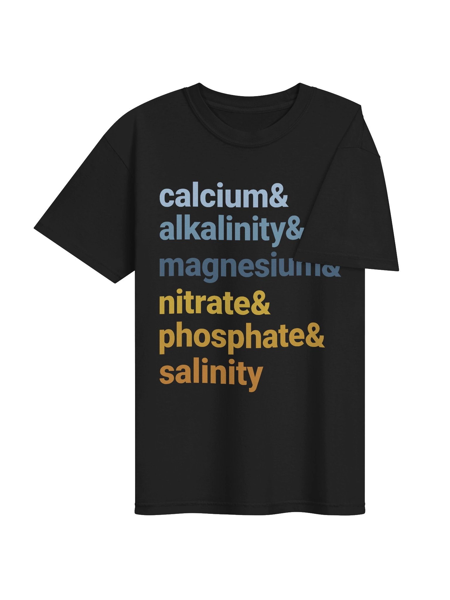 Reef Tank Chemistry Shirt – Calcium Alkalinity Magnesium Nitrate Phosphate Salinity Tee for Reef Aquarium Lovers product image (9)