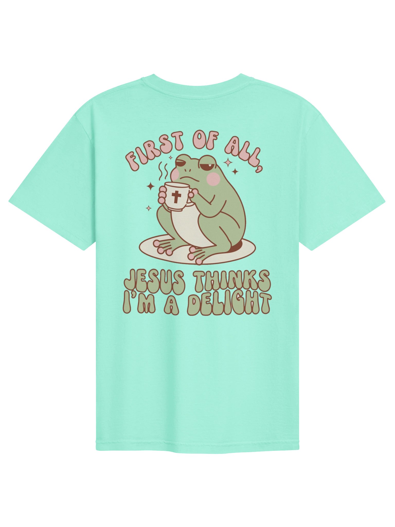 Jesus Thinks I'm a Delight Frog Tee product image (2)