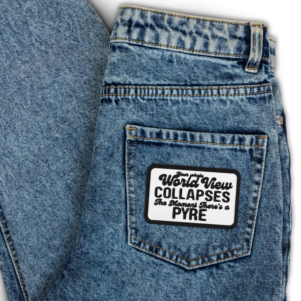 Whole World View Set On Fire | Embroidered Patches by Allcolor product image (7)