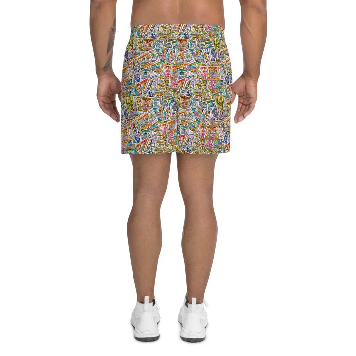 Jugoslovenski inflatorni dinar 1993 (Kolaž/mozaik) All-Over Print Athletic Shorts product image (1)