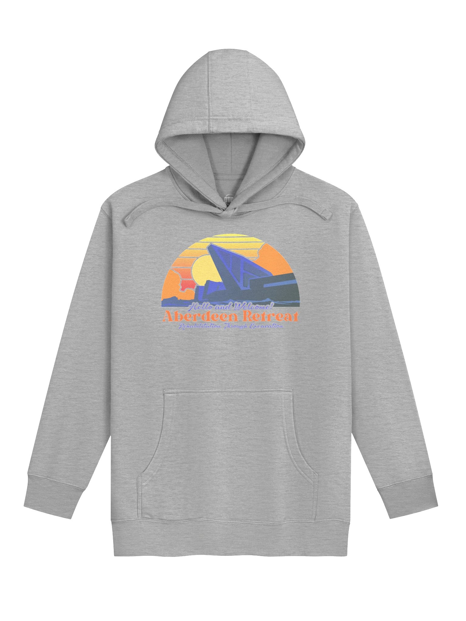 Aberdeen Retreat Orange Sunset - Premium Hoody product image (1)