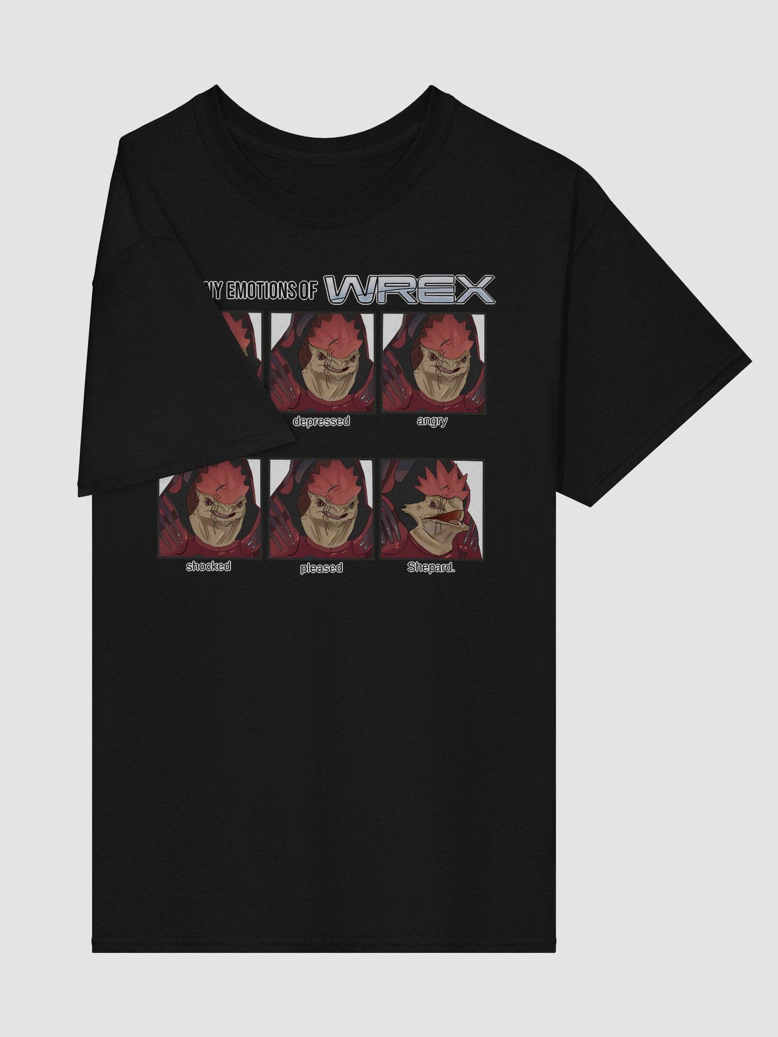 The Many Emotions of Wrex - T-Shirt product image (4)