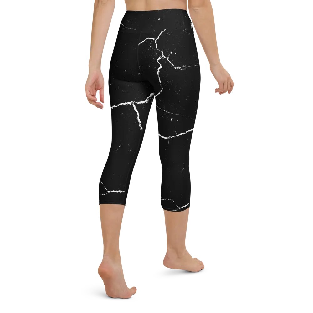 Cracked Network Yoga Capri Leggings product image (3)