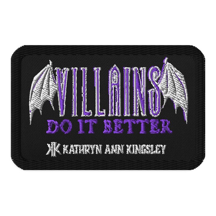 Villains Do It Better: Sewn Patch product image (1)