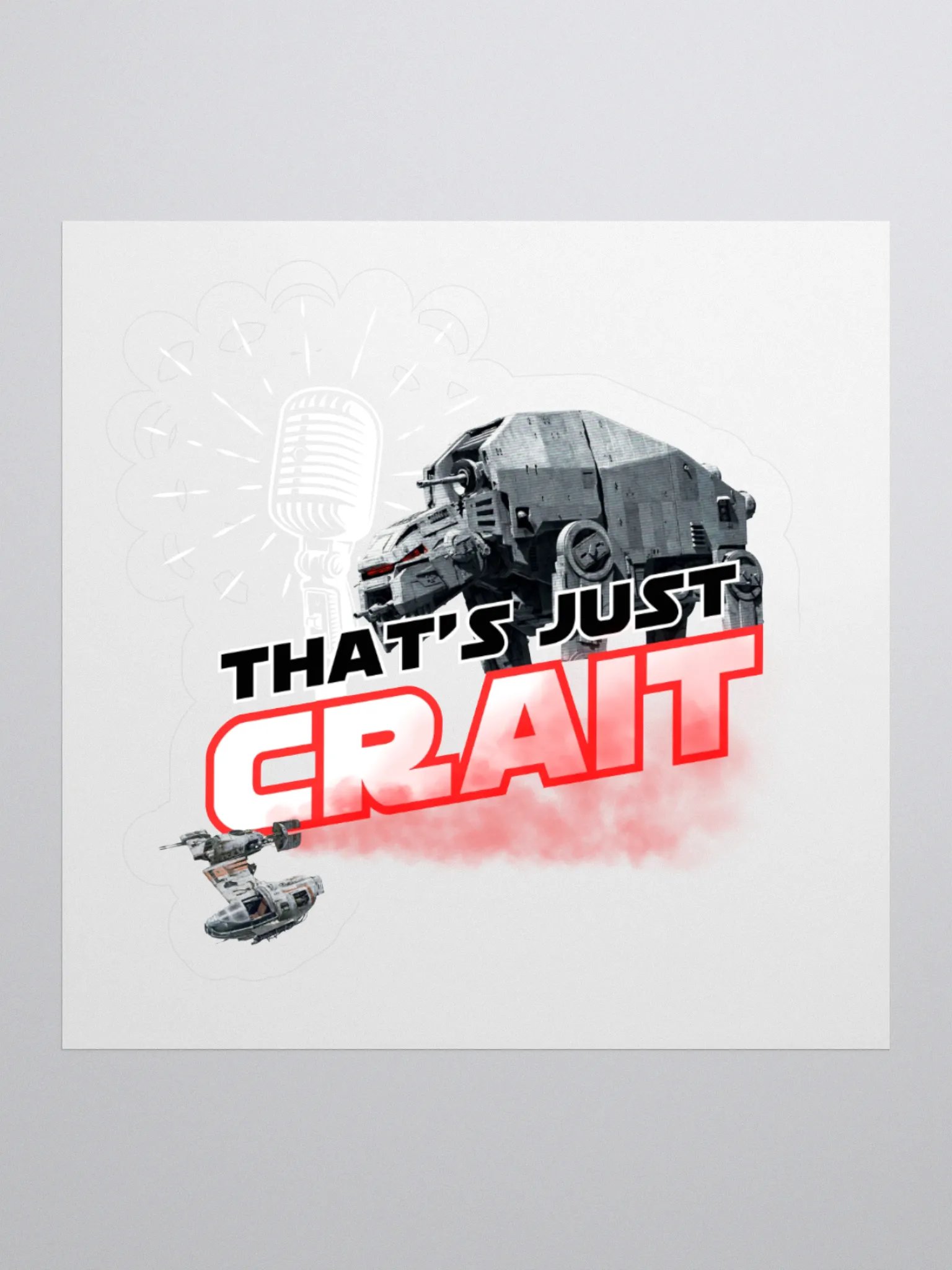 That's Just Crait! sticker product image (3)