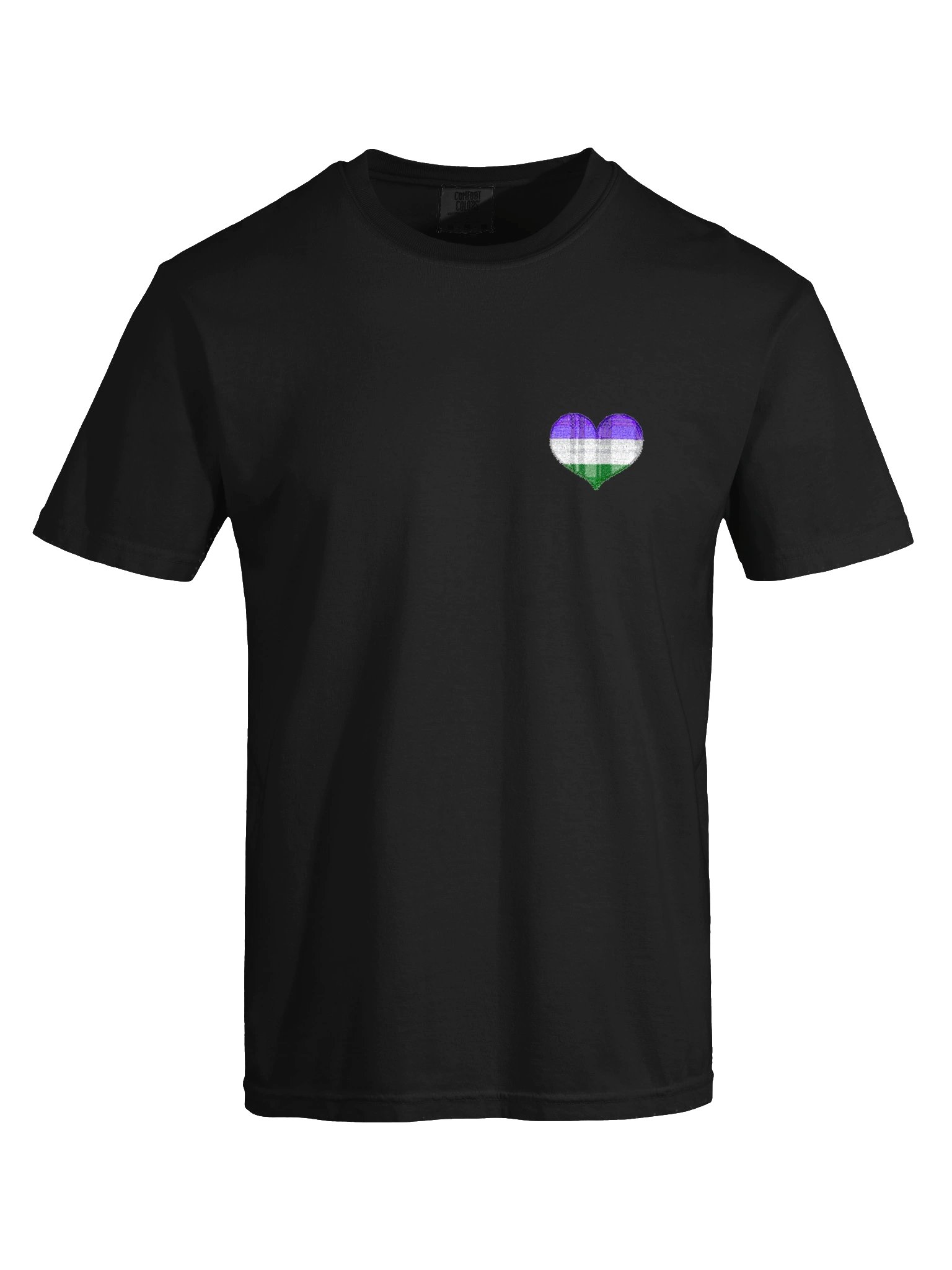 Gender Queer Flannel Heart Tee product image (7)