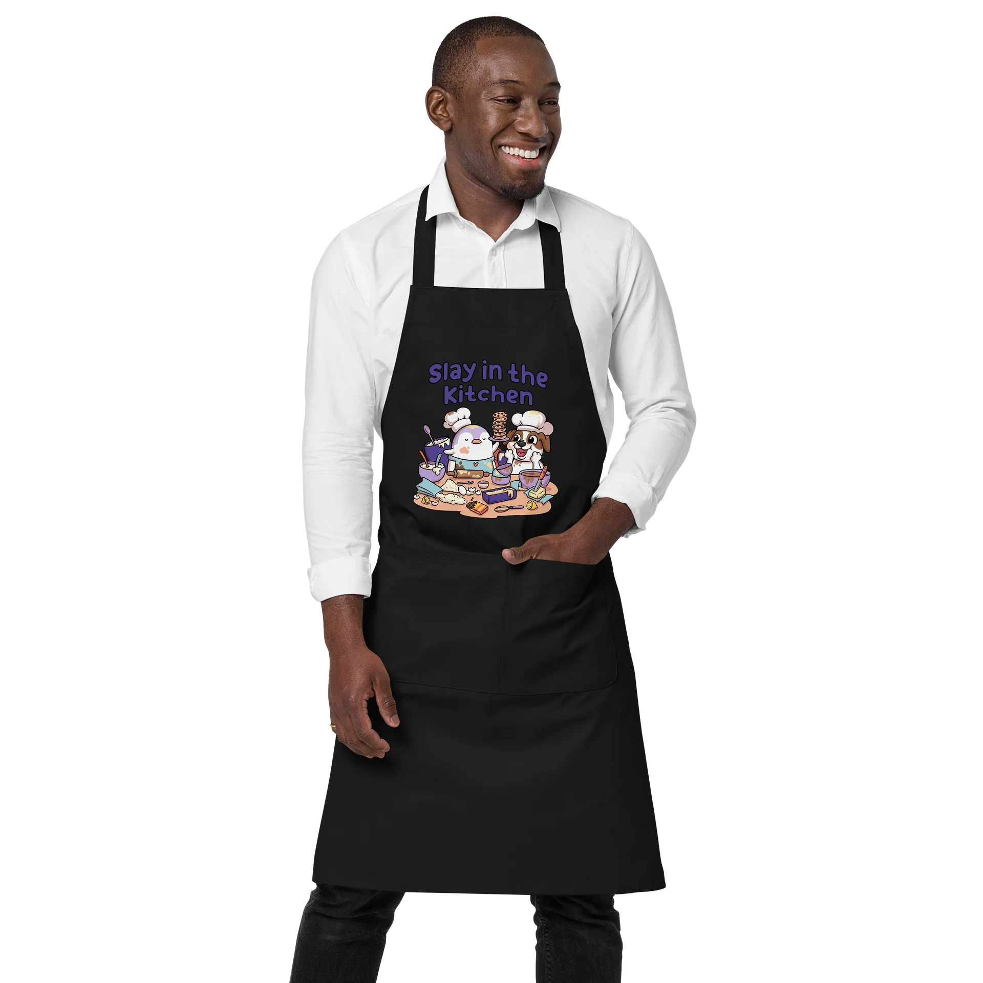 Slay in the Kitchen Apron [Darker Version] product image (1)