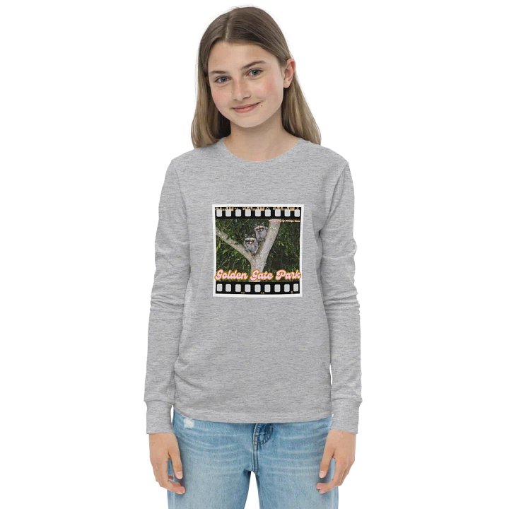 Golden Gate Park Raccoons Youth Long Sleeve Shirt product image (4)