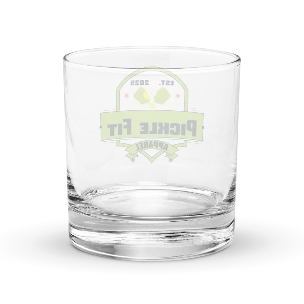 Pickle Fit Logo Rocks Glass product image (4)