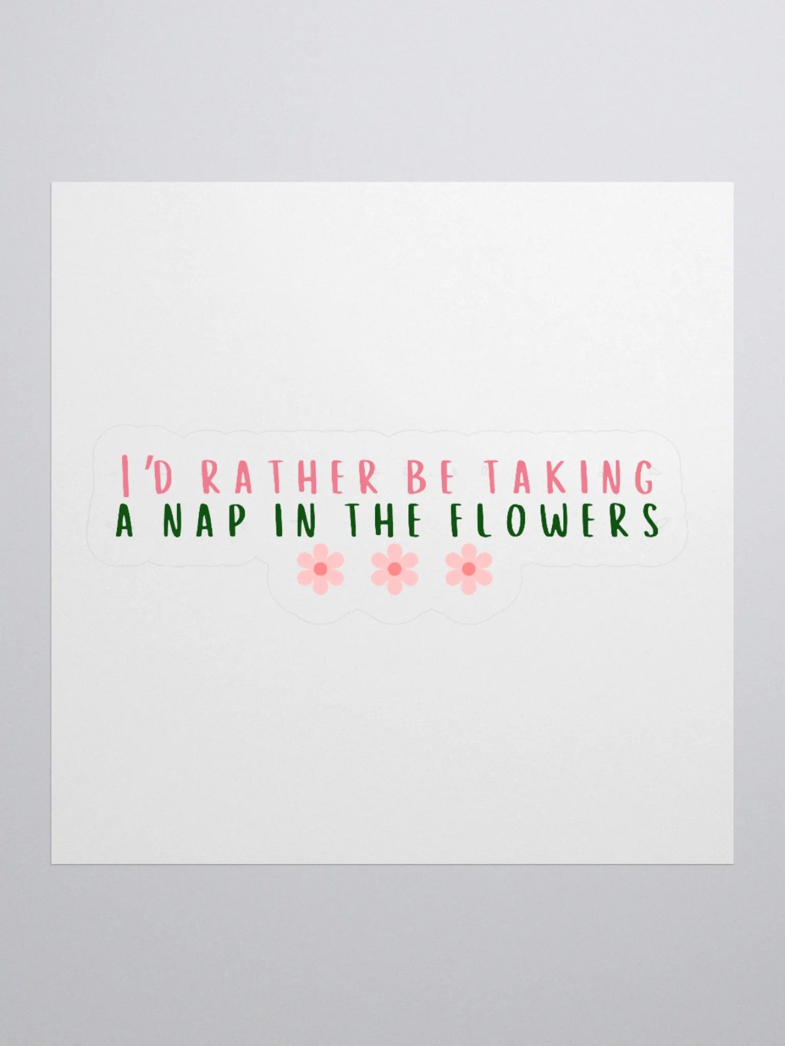 Flower Nap Sticker product image (1)