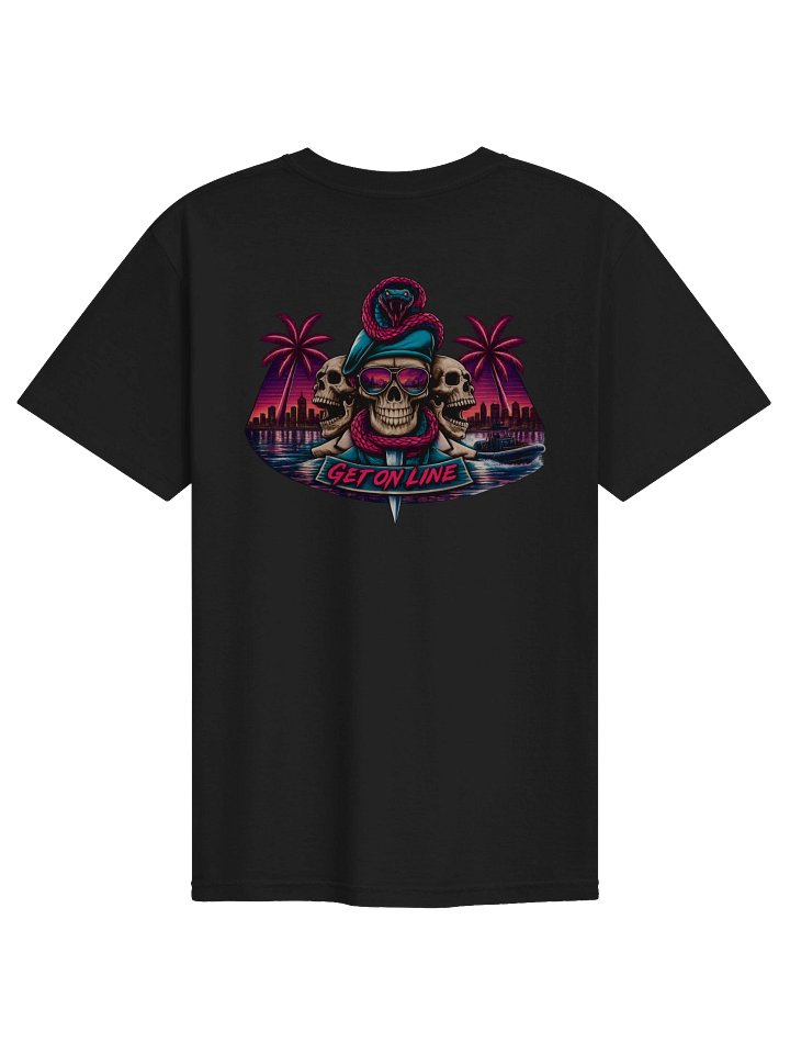 GET ON LINE – Miami Nights Tee product image (2)