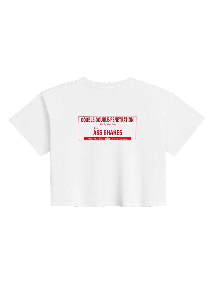 Eat Her Out Parody Crop Top (white) product image (2)