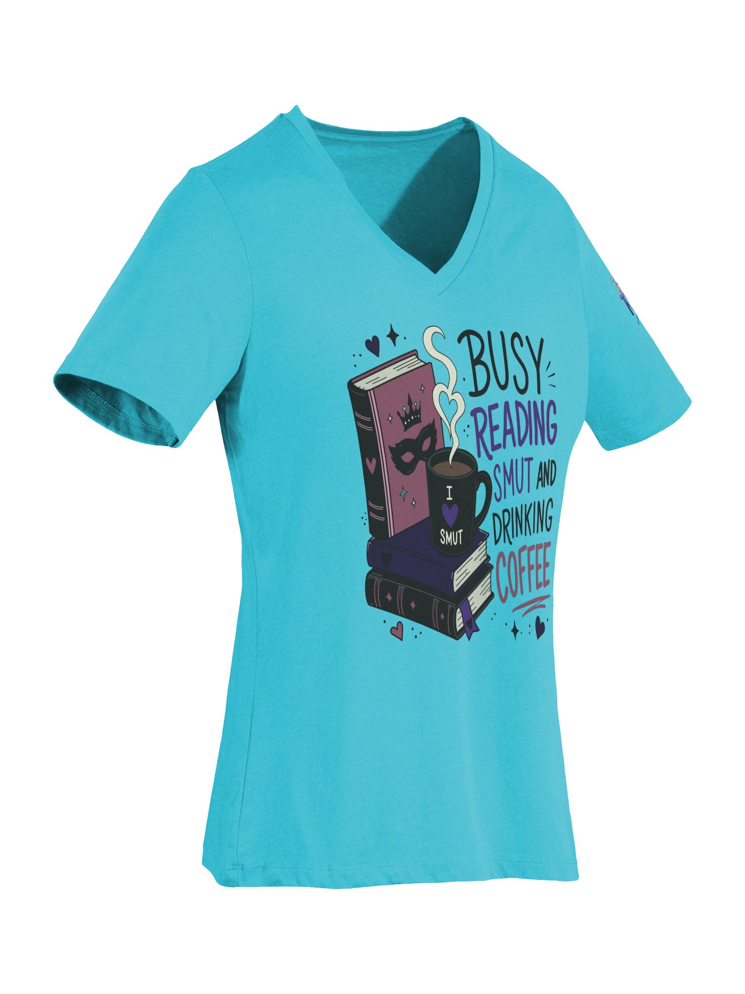 Busy Reading Smut & Drinking Coffee (Women's V-Neck) product image (40)