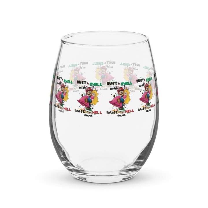 Bustin' Shells by StephyJ Stemless Wine Glass product image (2)