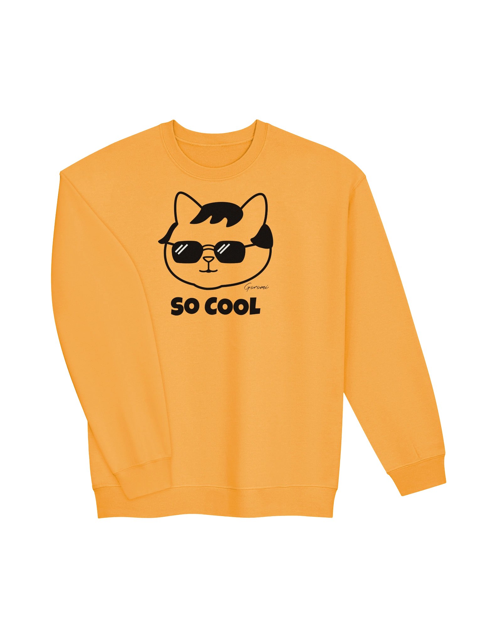 Goromi the Cat in Wig (SO COOL) - Unisex Adult Sweatshirt product image (2)