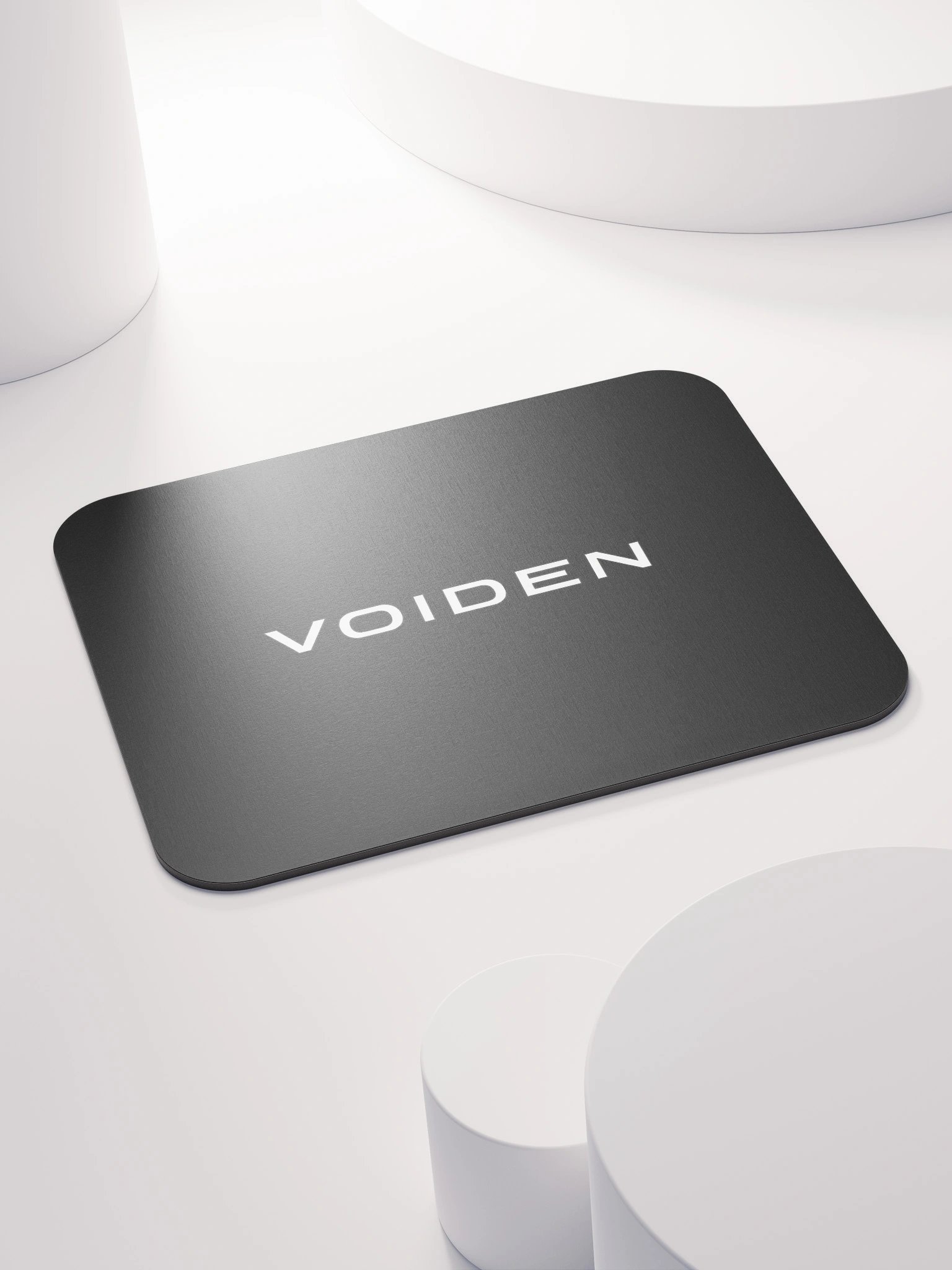 VOIDEN // Classic Mouse Pad – Center Logo (Black) product image (4)