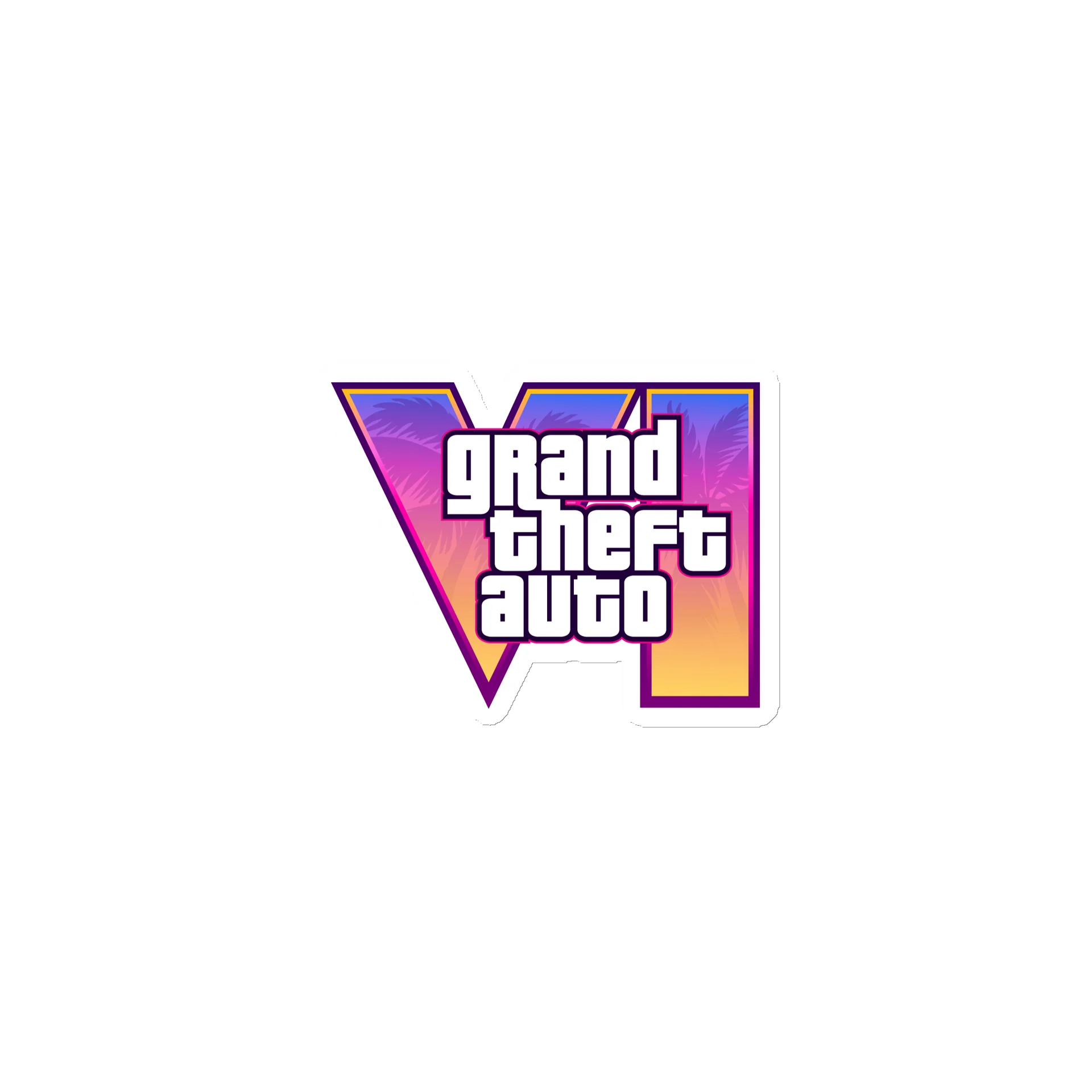 GTA VI Die-Cut Magnets - Fan Design product image (1)