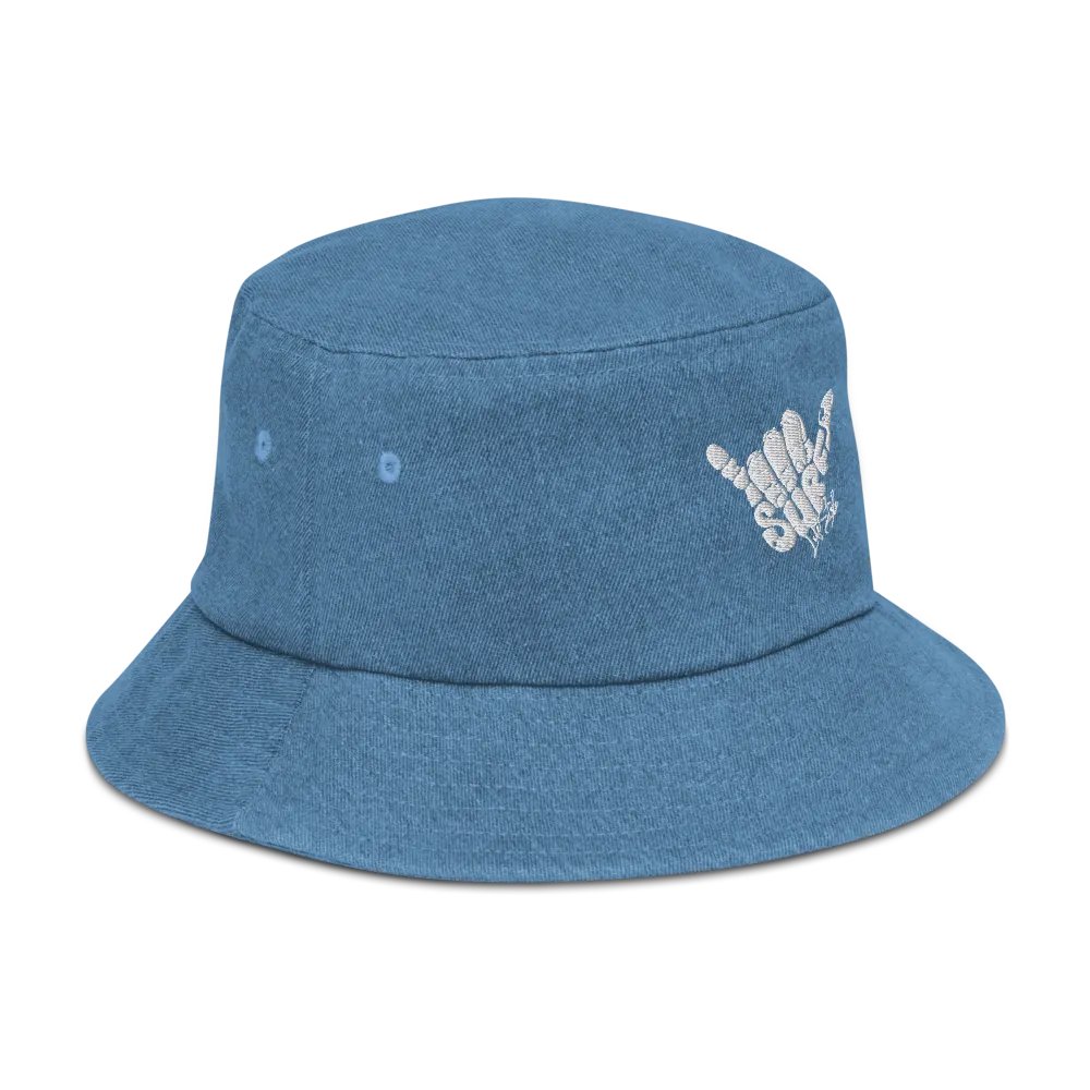 Shaka Surf Life Style Embroidery Denim Bucket Hat product image (3)