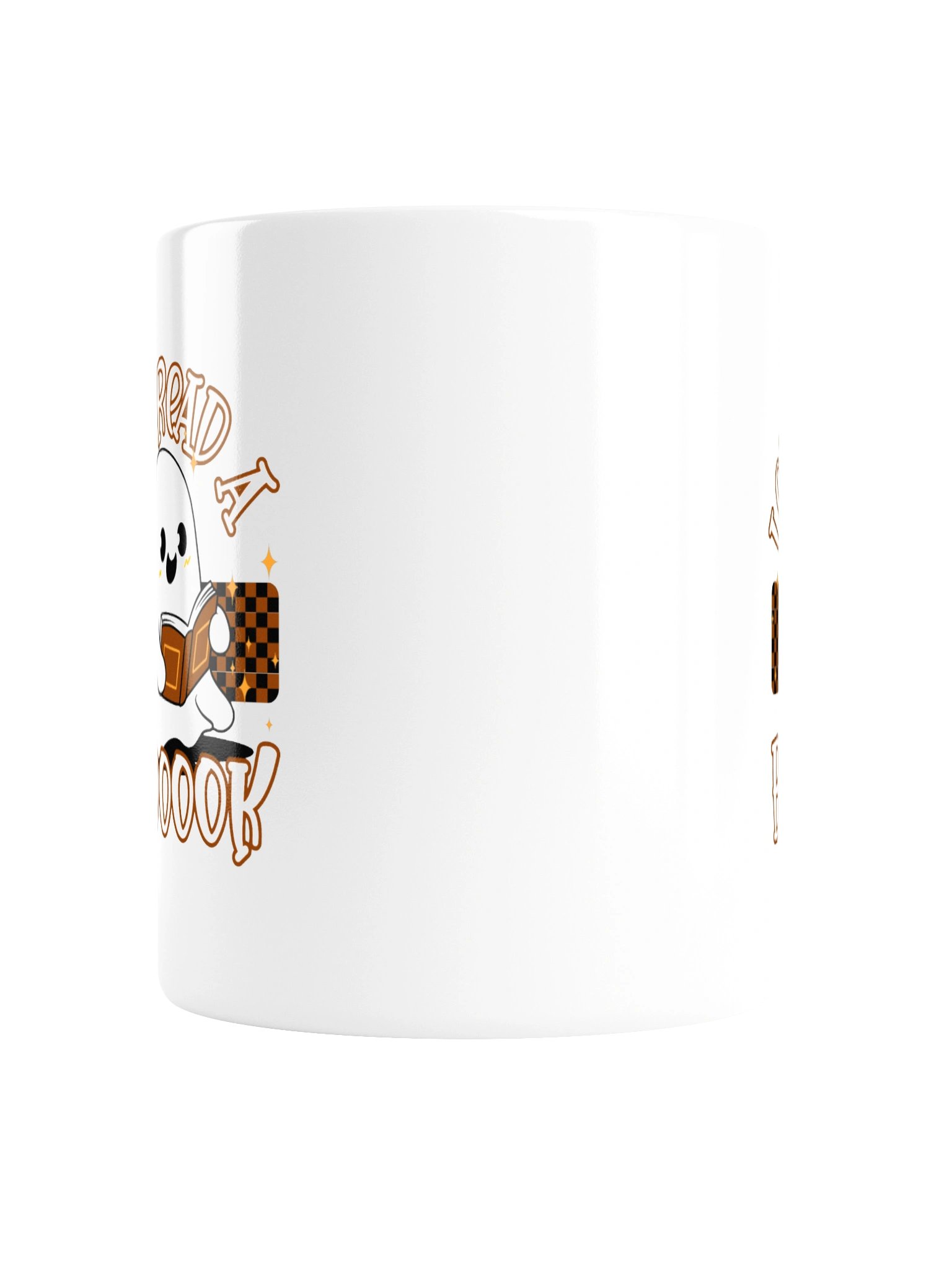 Let's Read A Boooook Mug - Cute Ghost Reading Book Coffee Mug | Funny Halloween Book Lover Mug product image (4)